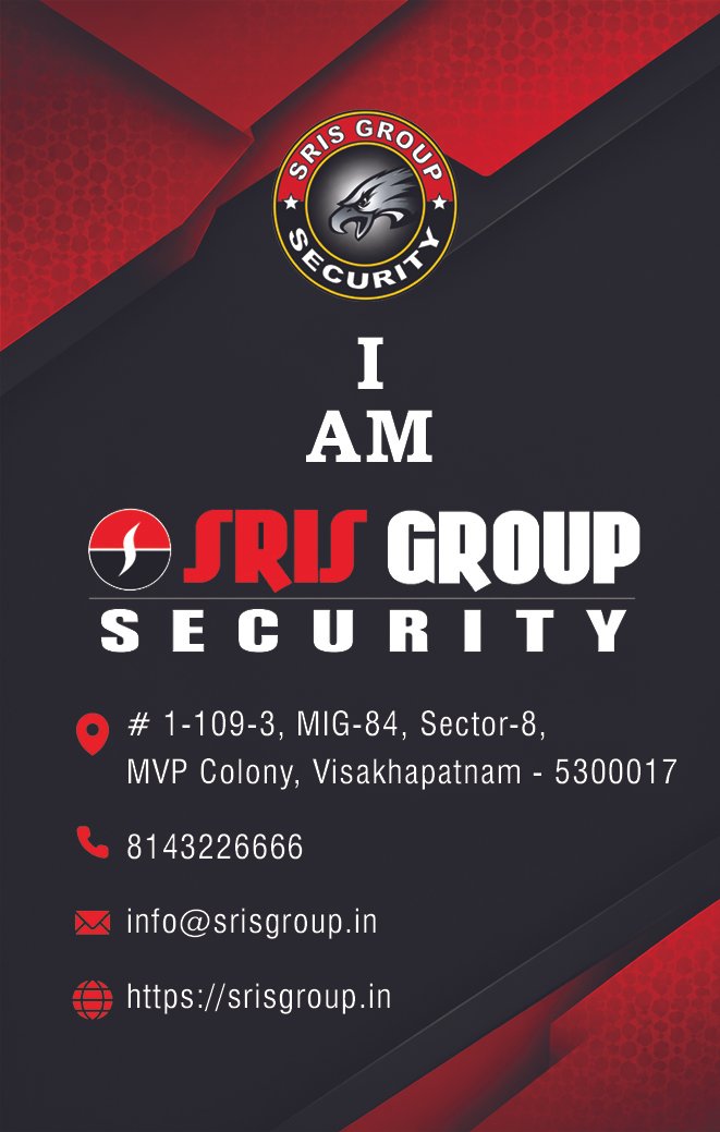 Sample SRIS Group Security ID card contact side